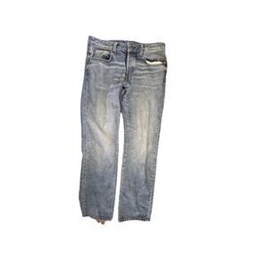 G‎ Star Raw Reverend Jeans Men 33x32 Blue Denim Pants Washed Out Distressed